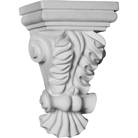 Ekena Millwork 4"W x 2 3/8"D x 6 1/8"H Ashton Corbel COR04X02X06AS